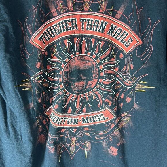 GODSMACK 2010 Tougher than Nails Boston Mass Tour Concert Band T Shirt size M - Picture 5 of 9